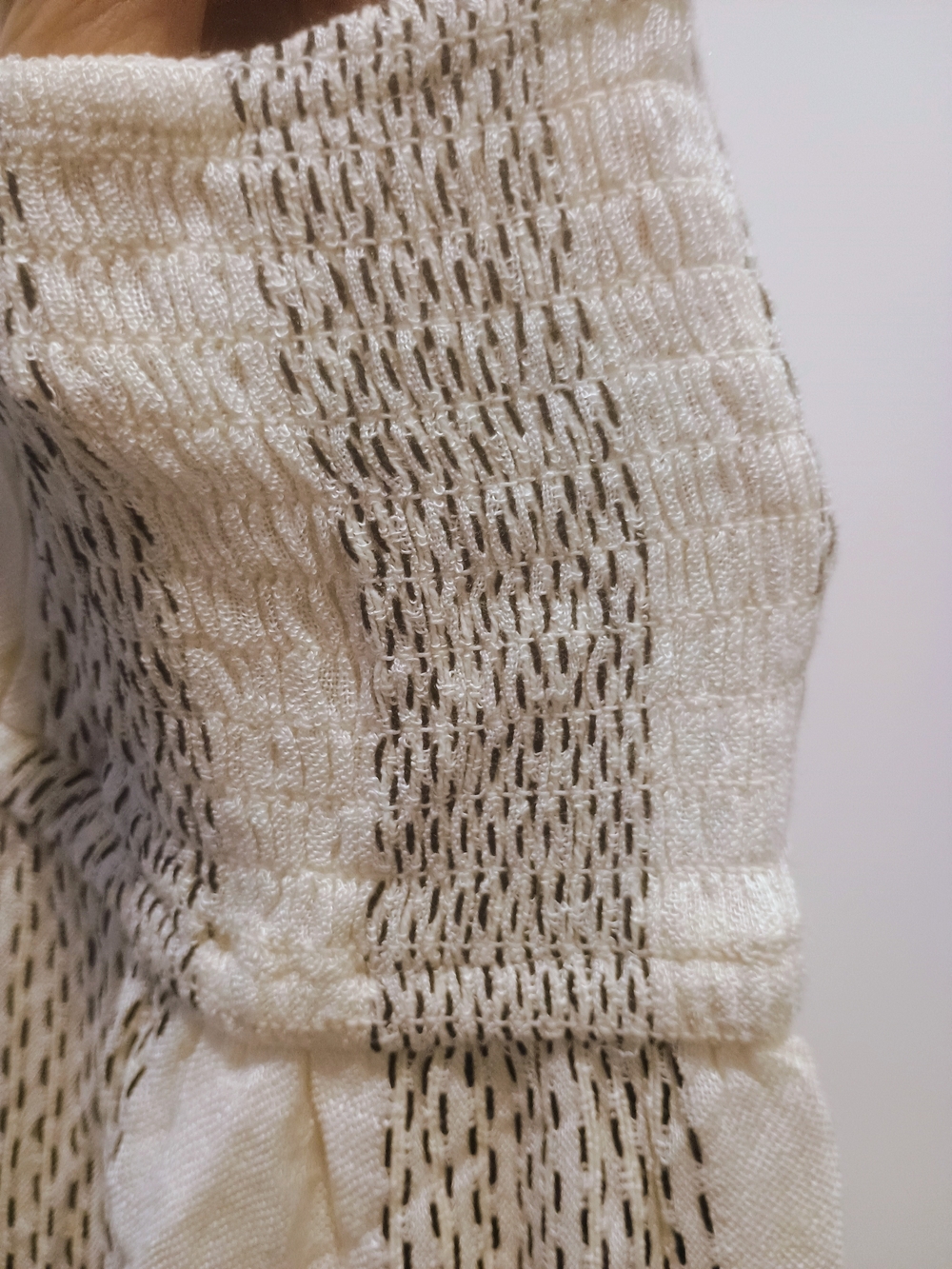Liverpool Charcoal Thread Striped Cream Maxi Dress Adjustable Spaghetti Straps - Picture 7 of 9